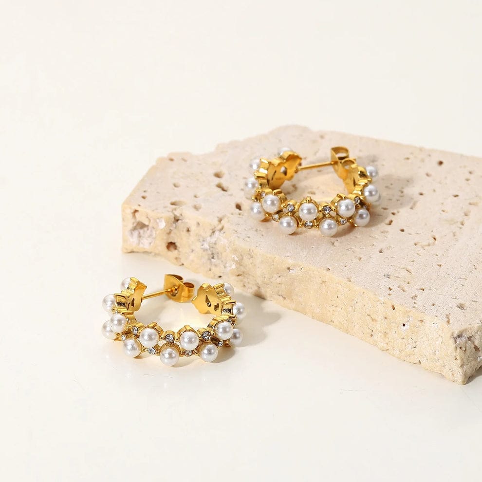 Craze Pearl Hoop