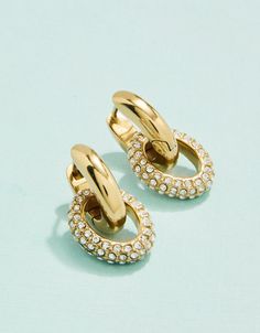Sun Kiss Double Hoops