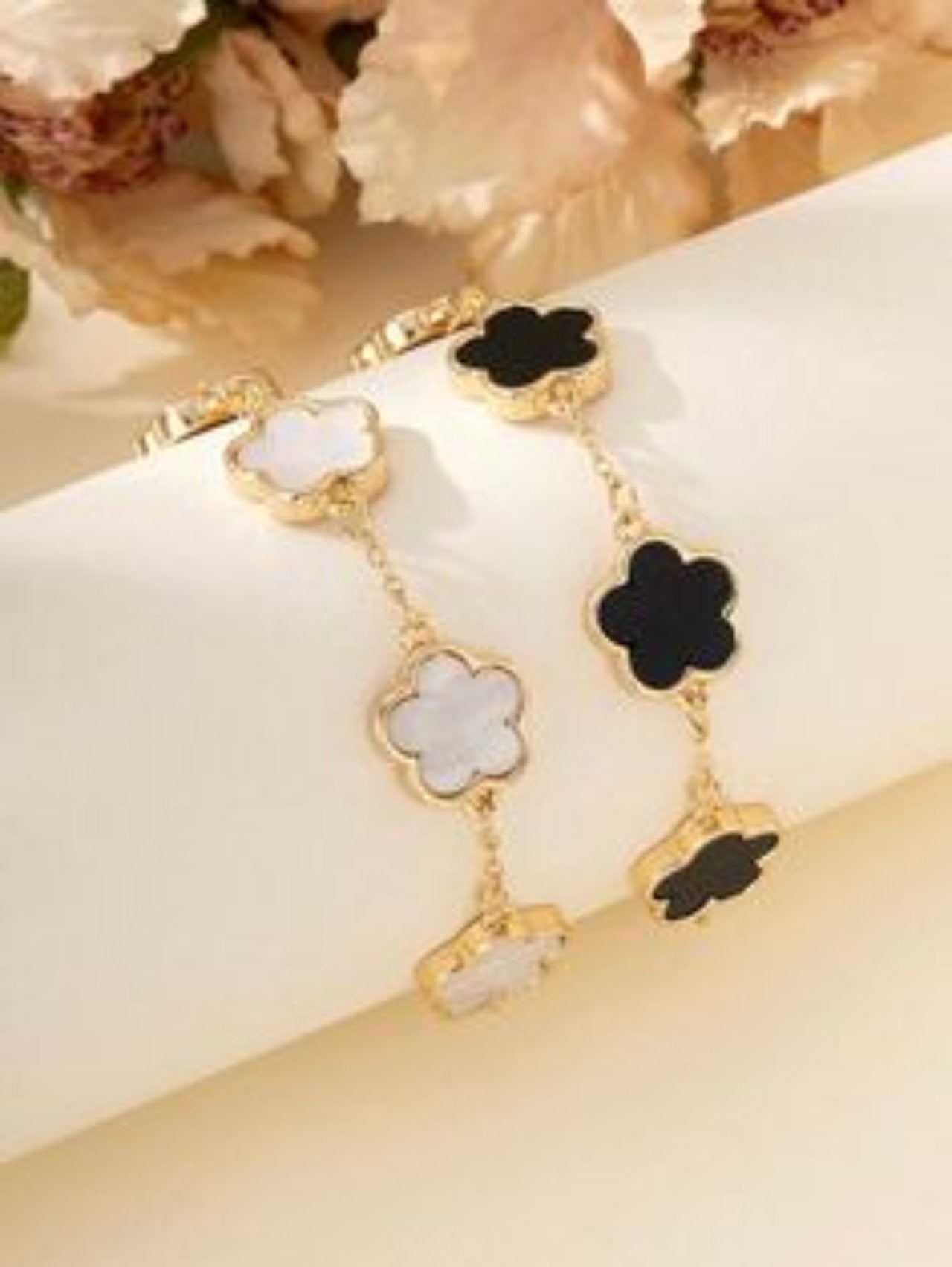 Moon & Night Clover Bracelet