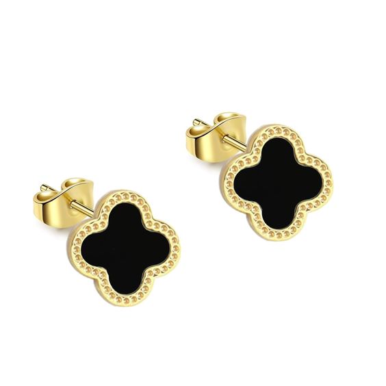 Moon & Night Clover Studs