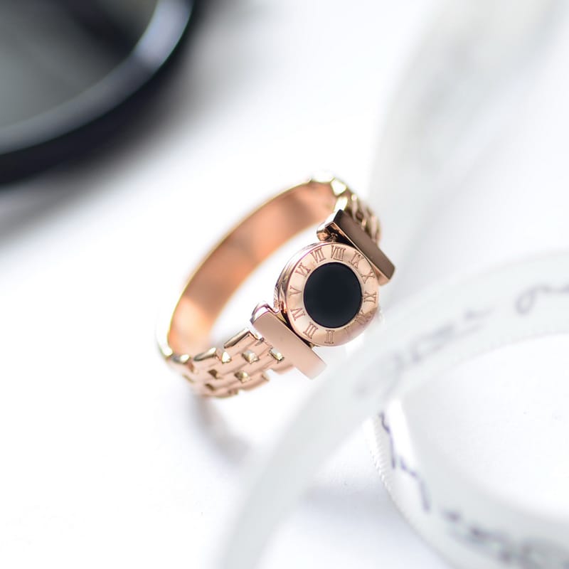 Obsidian Luxe Ring