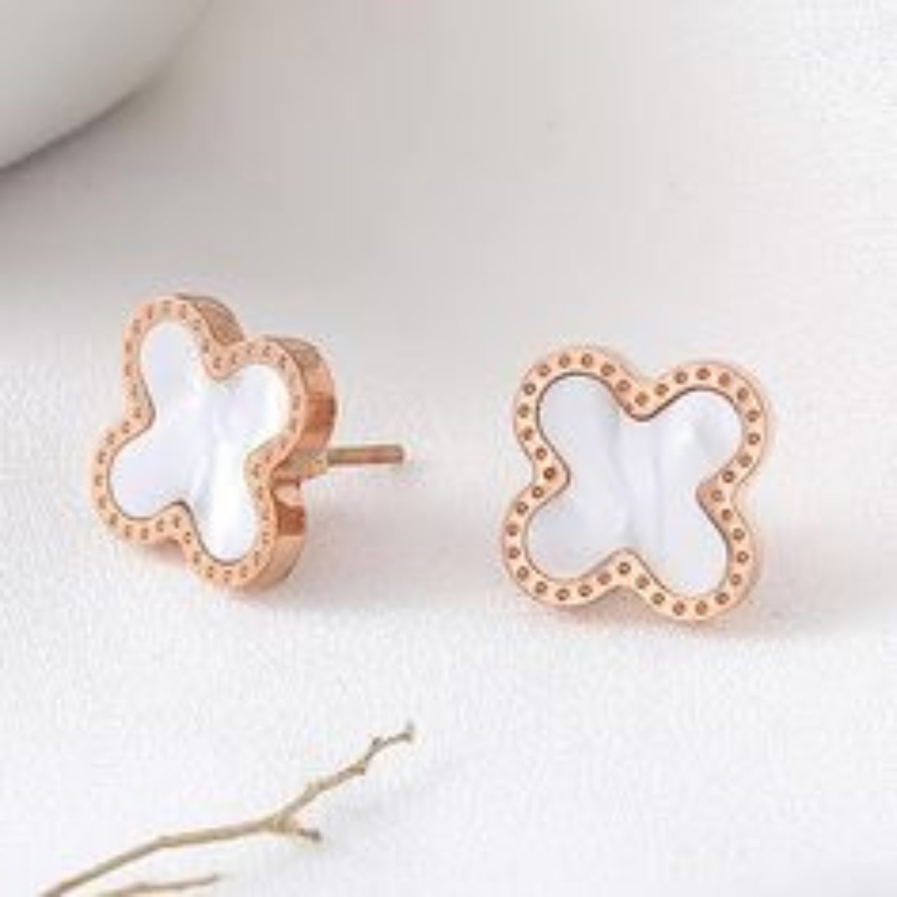 Moon & Night Clover Studs