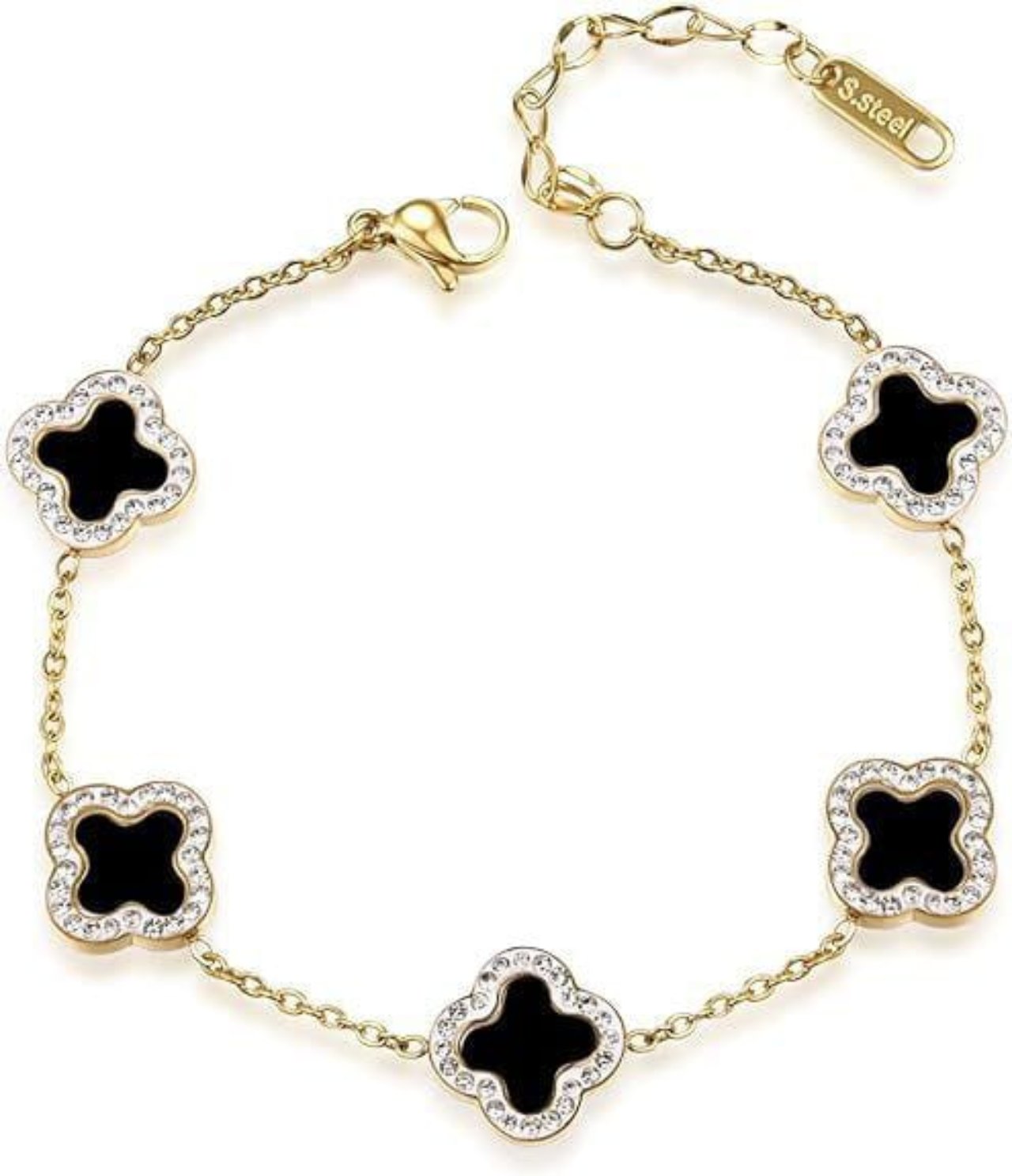 Adore Black Clover Bracelet