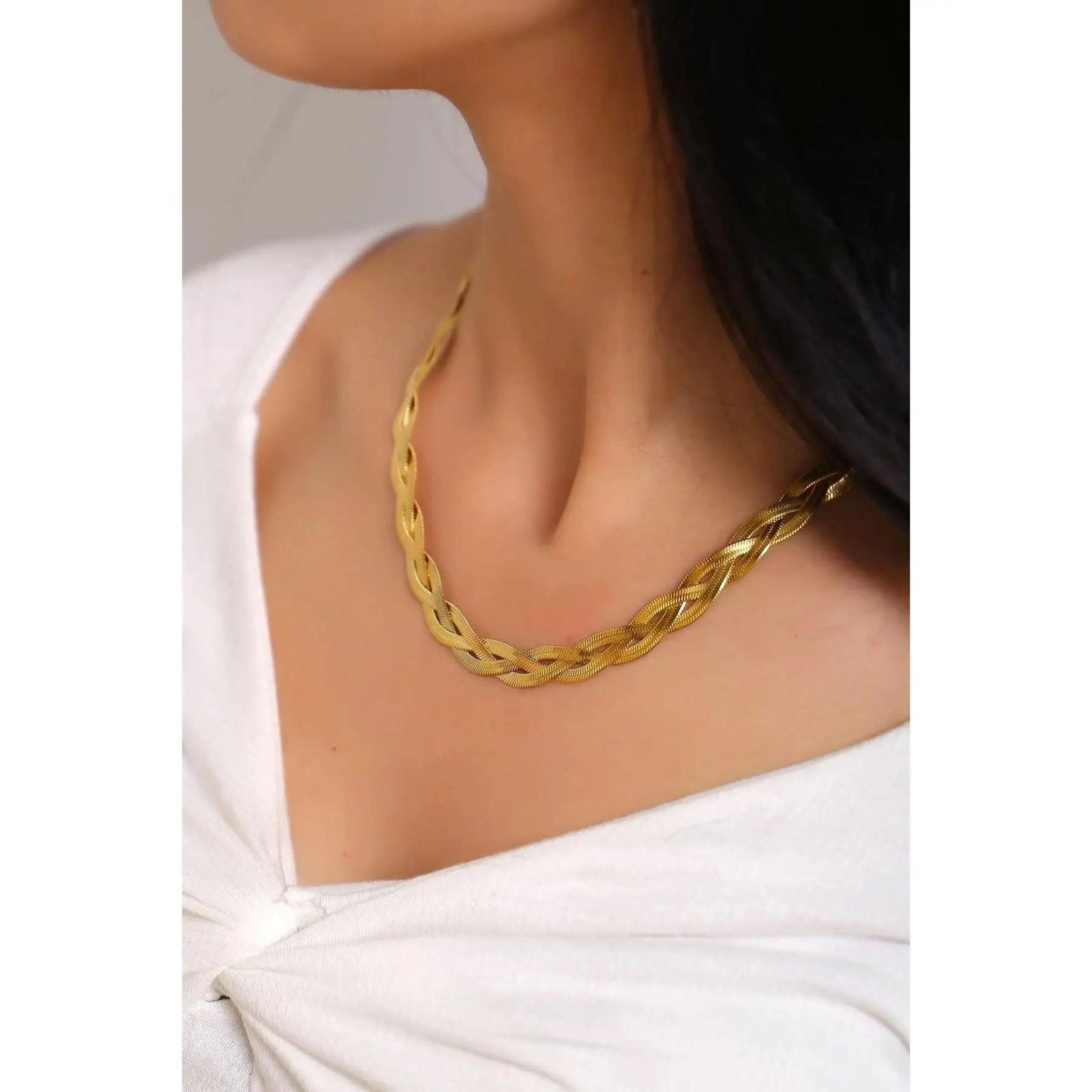 Tri-Serpent Grace 18K Gold Plated