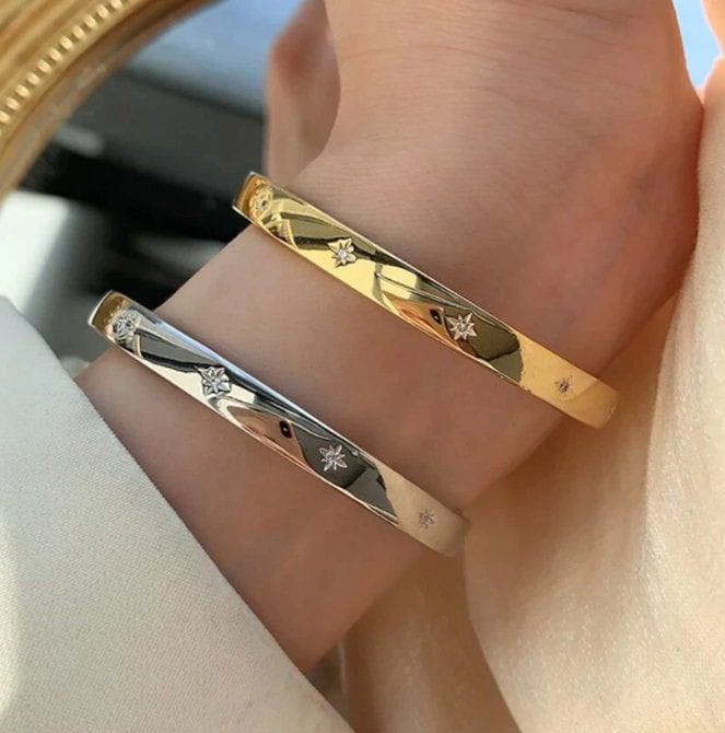 Louis Latch Cuff 18k Plated