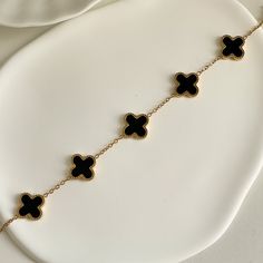 Moon & Night Clover Bracelet