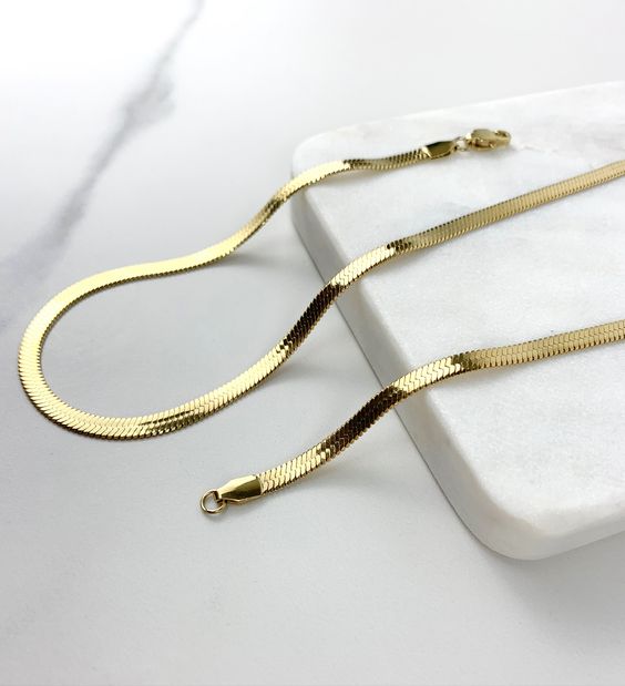 Sleek Serpentine Coil 18K Gold Plated