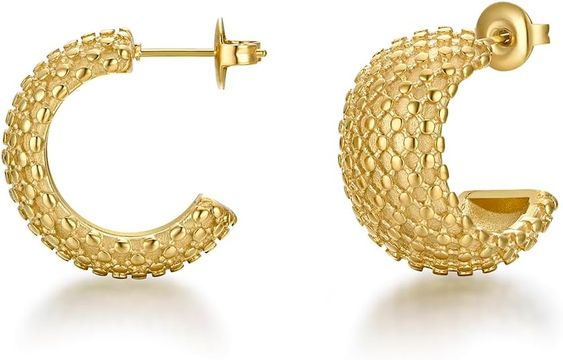 Golden  Embrace Earrings