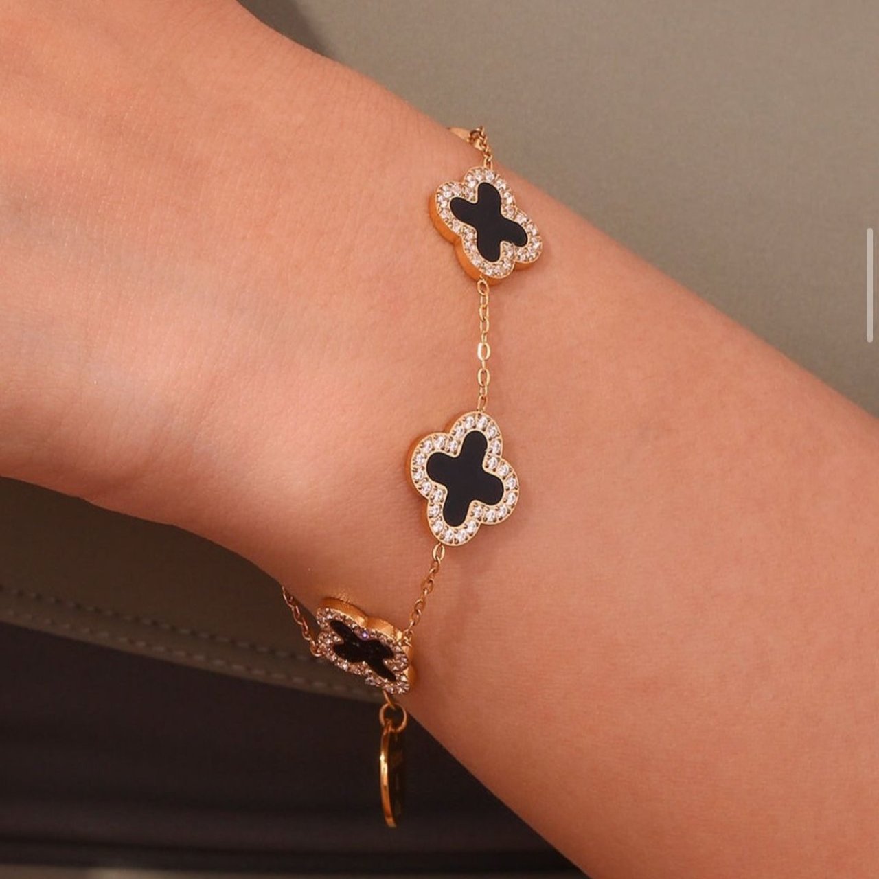 Adore Black Clover Bracelet