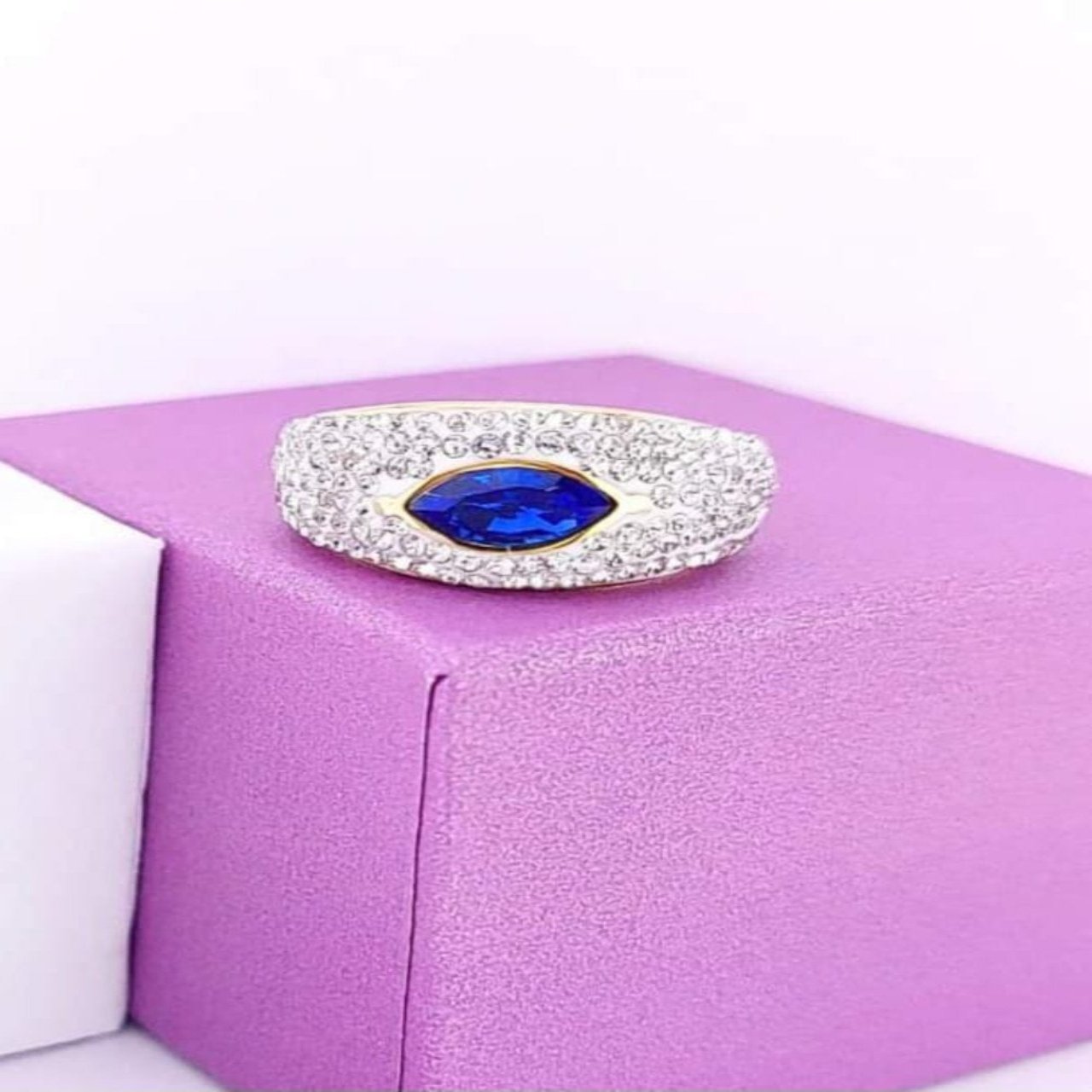 Bluefire Crystal Ring